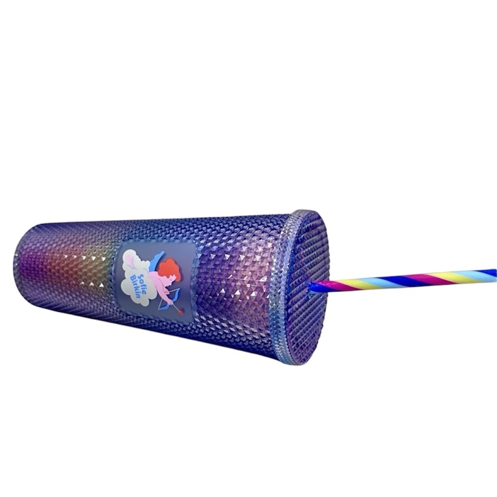 Starbucks x Sofie Birkin Pride Blue Rainbow‎ Coffee Tumbler 24oz - Picture 2 of 4